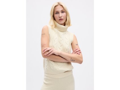 42847 gap damske pleteny top s rolakem cashsoft 816704 02 velikost xxl