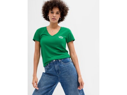 43183 gap damske tricko s vystrihem do v 795745 03 velikost xs