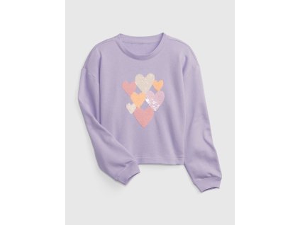44821 gap divci detska mikina s flitry 602863 02 velikost xxl
