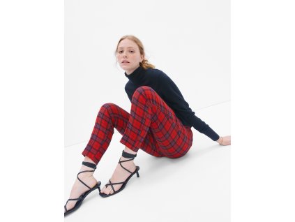 44980 gap damske kostkovane kalhoty skinny bi stretch 779234 03 velikost 6