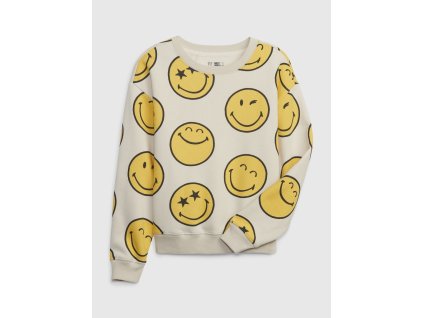 45019 gap divci detska mikina gap smileyworld 517286 00 velikost xs