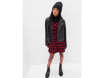 45118 gap divci detske kostkovane saty 501733 00 velikost 18 20