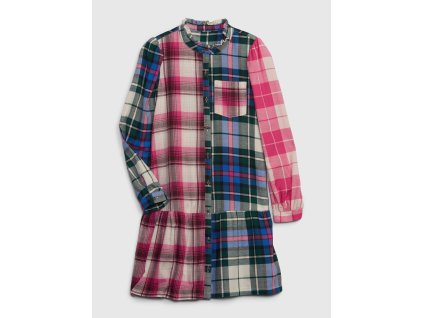 45208 gap divci detske kostkovane saty 484110 00 velikost xxl