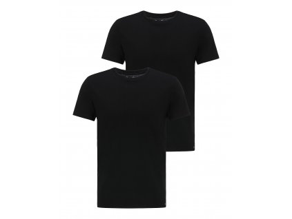 Pánske tričko LEE L680CM01 TWIN PACK CREW BLACK veľkosť XXXXL