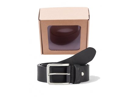 Opasok WRANGLER W0F1U1100 STRUCTURED BELT Black veľkosť 95 cm