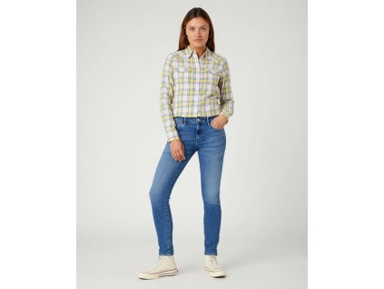 Dámske jeans WRANGLER W28K4736Y SKINNY RAVEN veľkosť 42/32