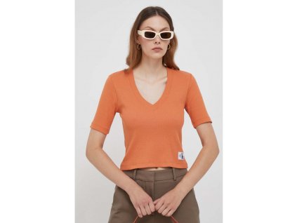 Calvin Klein WOMAN J20J222379 orange (Veľkosť XS)