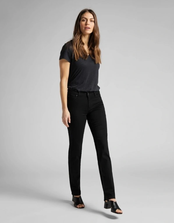E-shop LEE Dámske džínsy L301FS47 MARION STRAIGHT BLACK