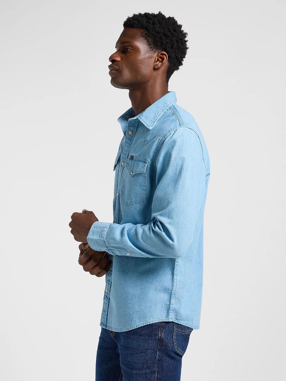 LEE Pánska košeľa REGULAR WESTERN SHIRT LAKESIDE WASH 112365766 Veľkosť: XXXXL
