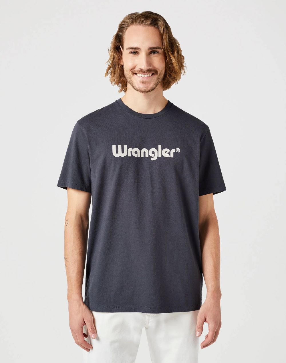 WRANGLER Tričko pre mužov  LOGO TEE BLACK 112350526 Veľkosť: L