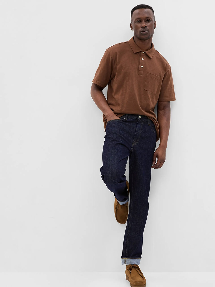 GAP Džínsy pre mužov  Straight Flex 809092-00 Veľkosť: 32/32