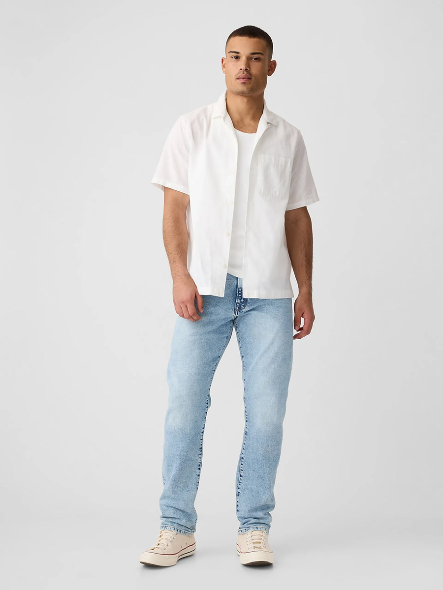 GAP Džínsy pre mužov Straight Flex 749134-00 Veľkosť: 33/30