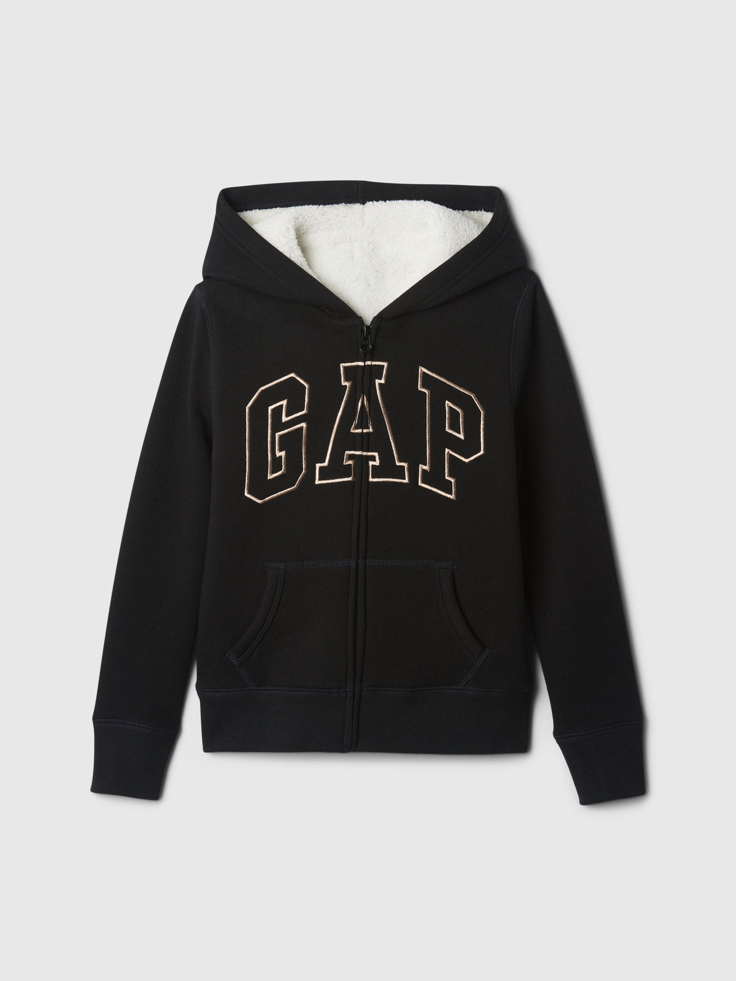 GAP Dievčenská sherpa mikina s logom 486514-01  Tričko zadarmo při nákupe vyše 120 Euro Veľkosť: M