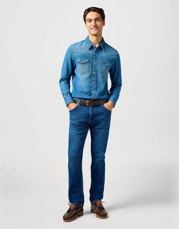 WRANGLER Džínsy pre mužov  GREENSBORO DANDELION SUMMER 112378852 Veľkosť: 46/34