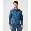 Pánska riflová bunda WRANGLER CLASSIC JACKET MID STONE 112362737 (Veľkosť XL)