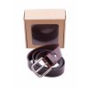 Opasok LEE LF045024 LEE BELT DARK BROWN veľkosť 95 cm