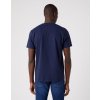 Dvojbalenie pánskych tričiek WRANGLER W7BZFQXW4 2PACK SIGN OFF TEE REAL NAVY veľkosť XXXXL