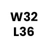 W32 L36