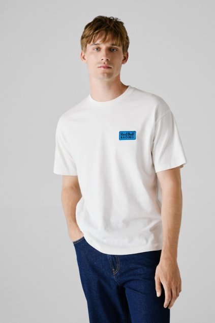 Pánské tričko STICKER BOMB TEE (Barva bílá, Velikost L)