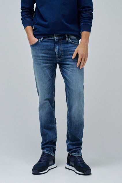 Pánské džíny REGULAR JEANS S-ACTIV MEDIUM WASH (Barva denim (odpovídá obrázku), Velikost W30 L32)