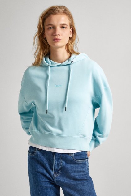 Dámská mikina LYNETTE HOODIE (Barva modrá, Velikost S)