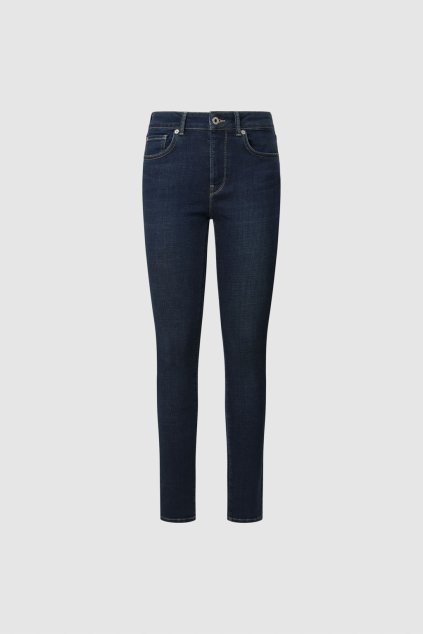 Dámské džíny SKINNY JEANS MW REGENT (Barva denim (odpovídá obrázku), Velikost W26 L30)