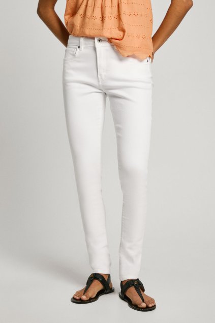 Dámské džíny SKINNY JEANS MW REGENT (Barva denim (odpovídá obrázku), Velikost W25 L30)