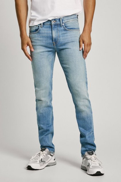Pánské džíny SLIM JEANS (Barva denim (odpovídá obrázku), Velikost W30 L32)