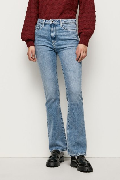 Dámské džíny DION FLARE (Barva denim (odpovídá obrázku), Velikost W26 L30)