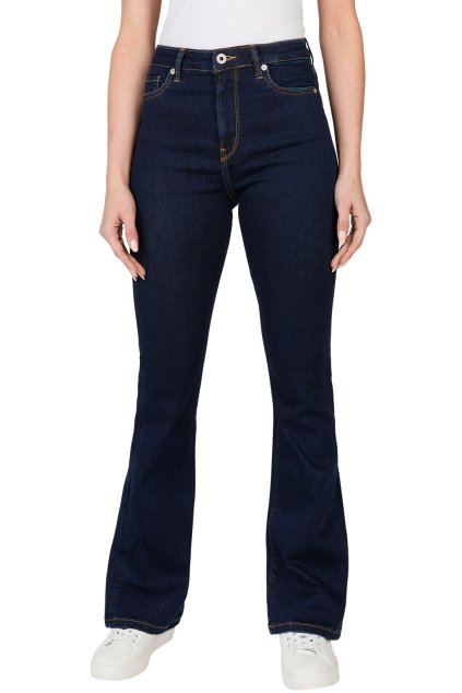 Dámské džíny FLARE HW (Barva denim (odpovídá obrázku), Velikost W24 L34)