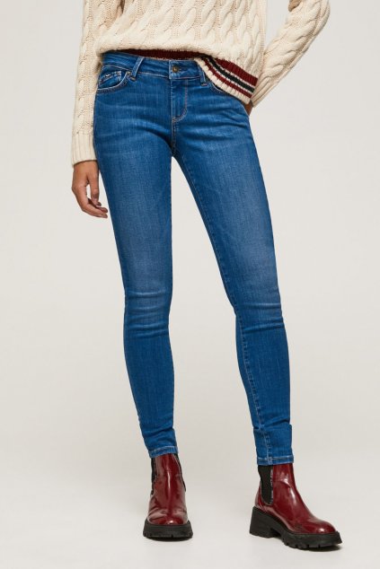 Dámské džíny PIXIE (Barva denim (odpovídá obrázku), Velikost W25 L30)