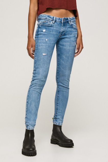 Dámské džíny PIXIE (Barva denim (odpovídá obrázku), Velikost W32 L32)