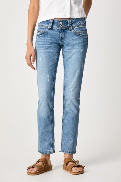 Dámské džíny VENUS (Barva denim (odpovídá obrázku), Velikost W24 L34)