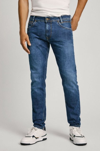 Pánské džíny TAPERED JEANS STANLEY (Barva denim (odpovídá obrázku), Velikost W28 L34)