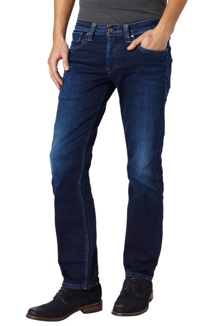 Pánské džíny KINGSTON ZIP (Barva denim (odpovídá obrázku), Velikost W31 L34)
