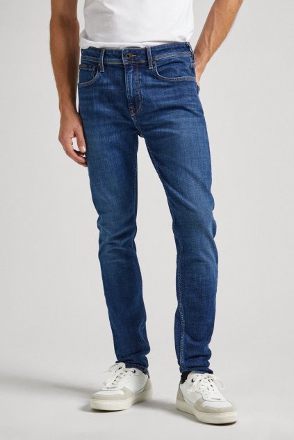 Pánské džíny SKINNY JEANS (Barva denim (odpovídá obrázku), Velikost W29 L34)