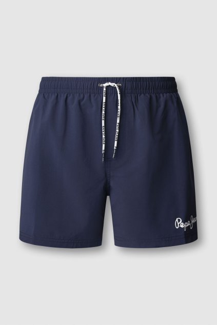 Pánské plavky PJ SOLID SWIMSHORT (Barva modrá, Velikost XL)
