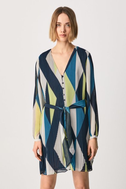 Dámské šaty MONICA (Barva multi, Velikost S)