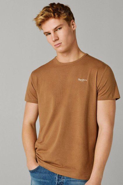 Pánské tričko ORIGINAL BASIC 3N (Barva béžová, Velikost XXL)