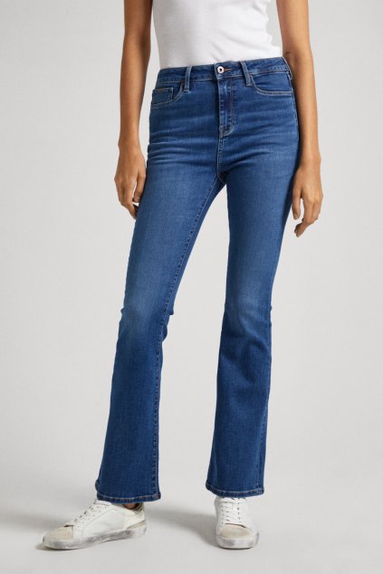 Dámske rifle SKINNY FIT FLARE UHW