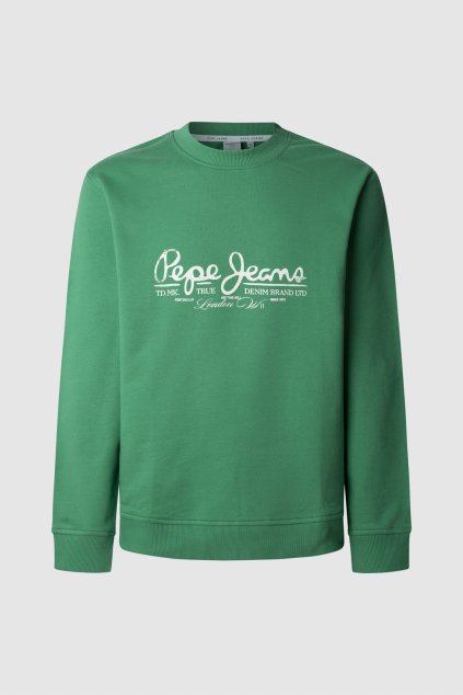 Pánská mikina DUMAS CREW (Barva zelená, Velikost L)