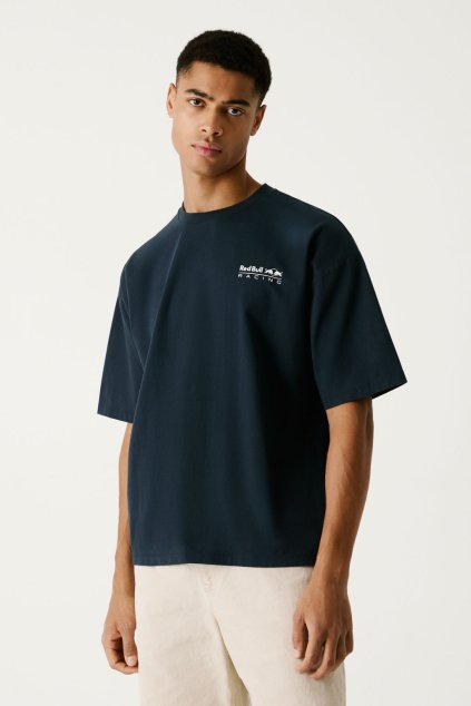 Pánské tričko REDBULL TEAM TEE (Barva modrá, Velikost L)