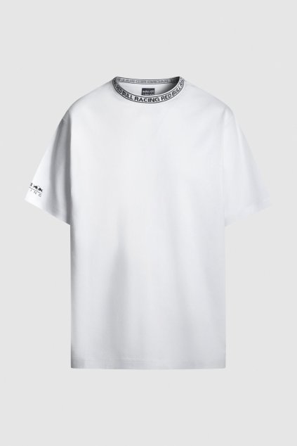 Pánské tričko BRANDED COLLAR TEE (Barva bílá, Velikost L)