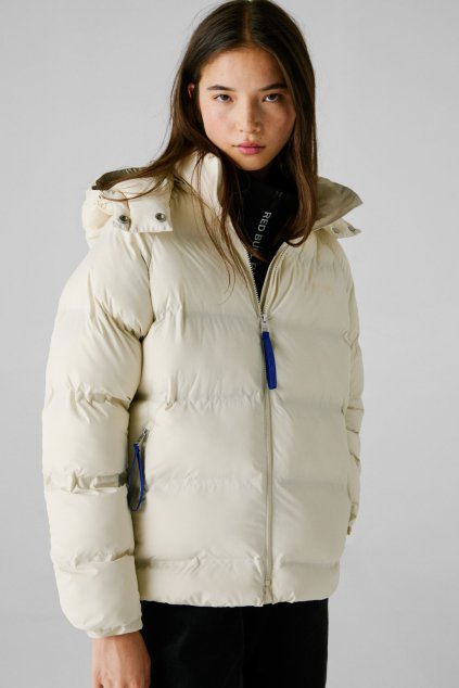 Dámská bunda CITY PUFFER JACKET (Barva béžová, Velikost L)