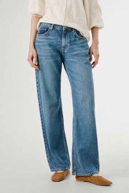 Dámské džíny LOOSE ST JEANS LW NICKY (Barva denim (odpovídá obrázku), Velikost W32 L32)