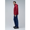 Pánská bunda PUFFER COAT WITH POCKETS (Barva červená, Velikost XXL)