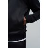 Pánská mikina ZIP-UP SWEATSHIRT WITH RUBBER LABEL (Barva černá, Velikost XXL)