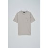 Pánské tričko T-SHIRT REGULAR FIT JACQUARD TEXTURE (Barva béžová, Velikost XXL)