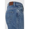 Dámské džíny SLIM JEANS UHW SPARKLE (Barva denim (odpovídá obrázku), Velikost W26 L30)