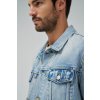 Pánská bunda DENIM JACKET (Barva denim (odpovídá obrázku), Velikost XXL)